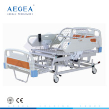 AG-BM119 hôpital soins infirmiers soins de santé électrique pas cher équipement en métal cadre réglable lit de personnes âgées